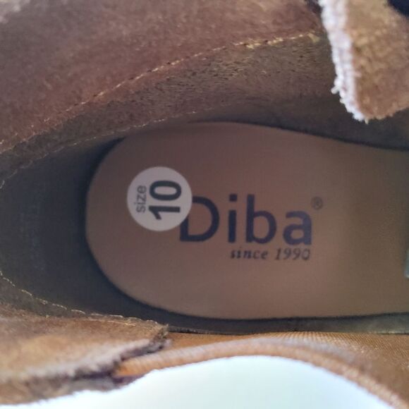 Diba Suede Leather Wedge Ankle Boots Booties Size 10 New - Picture 7 of 10